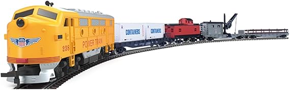 HO Scale 0-4-0 Retro Steam Train Set, Locomotive Retro Train with Electric Speed Control - Complete Model Railway Kit with Metal Tracks for Teen & Adults
