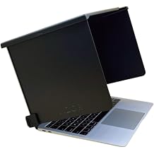 VIZOR Pro Laptop Sun Shield | Eliminate Screen Glare | One Size Fits All Laptops | New Wind-Resistant Pro Clips