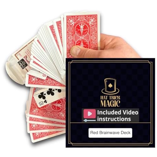 Card Illusions for Beginner to Professional Wizards - Appearing, Teleporting, Transforming Miracles Red Brainwave Deck