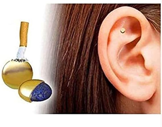2PCS Magnetic Therapy Quit Stop Smoking Smoke Magnet Magnetic Therapy Ear Auricular Loss Weight Acupressure