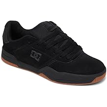 DC Shoes Men's Central Shoe Black/Gum 42.5 EU Black White 42.5 UK