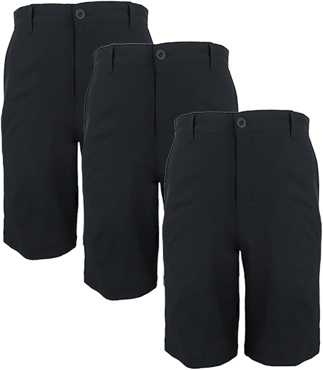 Mens Hybrid Shorts Chino Golf Athletic Casual Quick Dry Walk Boardshort