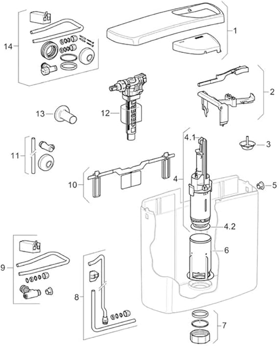 Geberit 240.950.00.1 Glocke