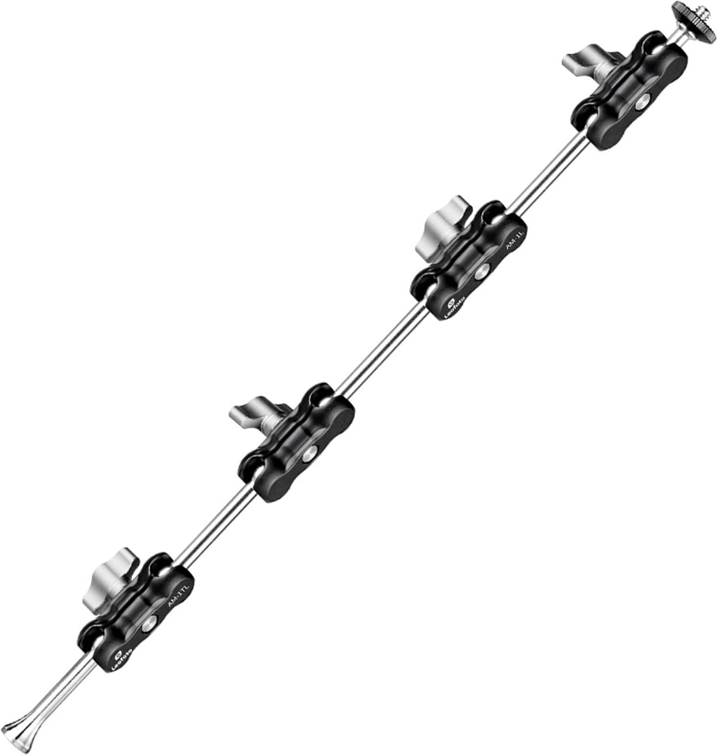 Leofoto AM-1TXL Magic Arm, Adjustable Friction, Tripod Support Arm, for Monitor, Lights, Muilt-Purpose, 14 Screw Stub and Hole