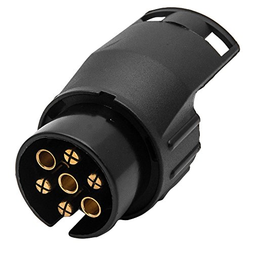 Trailer Socket Converter - MASO waterproof 13 to 7pin towing socket caravan trailer electrics plug adapter suitable for European standard trailer