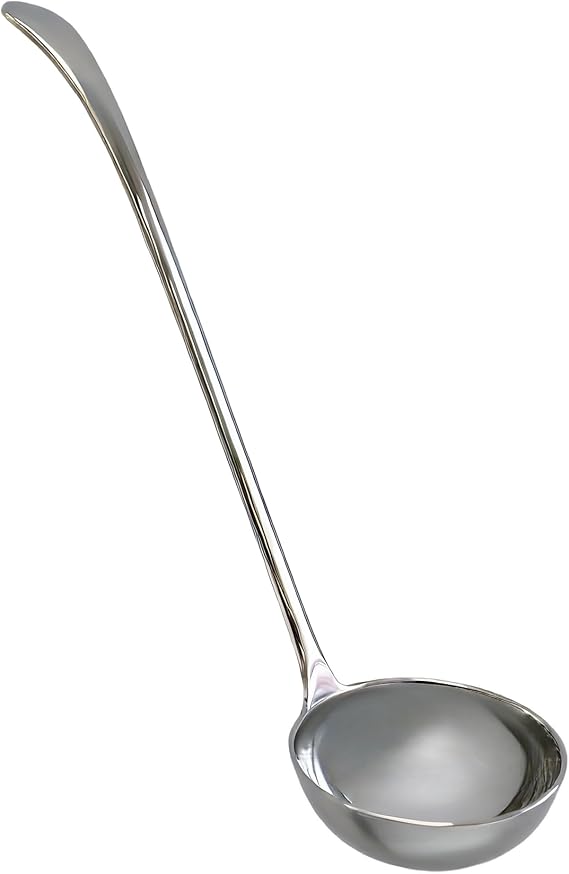 11.2-Inch 18/10 Stainless Steel Small Soup Ladle, 2.4 Oz,1Pack