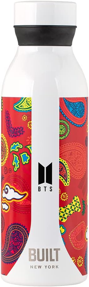 BUILT BTS Water Bottle, 18.9 fl oz 532 ml, V My Bottle, Vacuum, Portable, Bangtan Boys