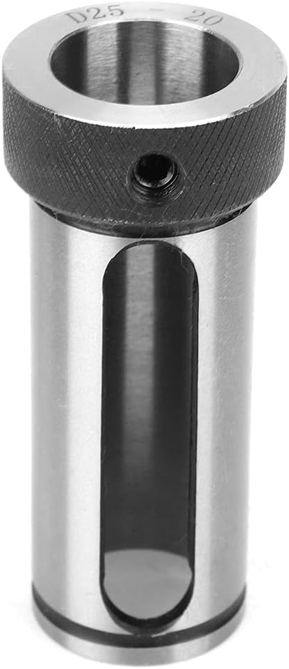 CNC Lathe Tool Bushing Sleeve, Turning Tool Holder, Steel 40Cr, 5 Sizes Available for SBHA20,25 and SBHA25,25, Improve Rigidity and Extend Blade Life, Convenient (D25-20)