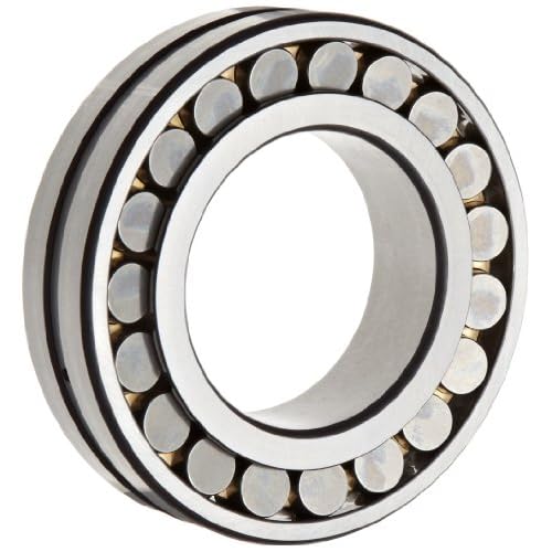FAG 22214E1A-M-C3 Spherical Roller Bearing, Straight Bore, Brass Cage, C3 Clearance, Metric, 70mm ID, 125mm OD, 31mm Width, 6300rpm Maximum Rotational Speed, 228kN Static Load Capacity, 212kN Dynamic Load Capacity