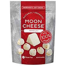 Moon Cheese Pepper Jack, 2 OZ, 100% Cheese and Gluten Free