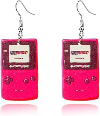 60s 70s 80s Retro Neon Earrings for Women Funny Creative Skating Shoes Disco Ball Earring Acrylic Hot Pink Drop Dangle Earring Retro Halloween Earrings Costume Accessories