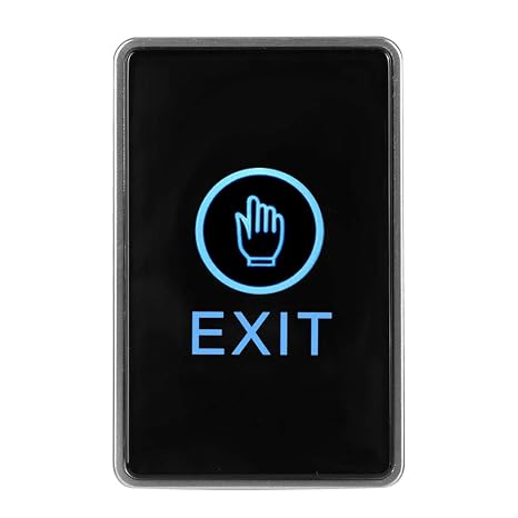 Touch Sensor Door Exit Release Button Switch LED Light,Touch Sensor Pannel for for Access Control System, Entrance and Exit Switch.