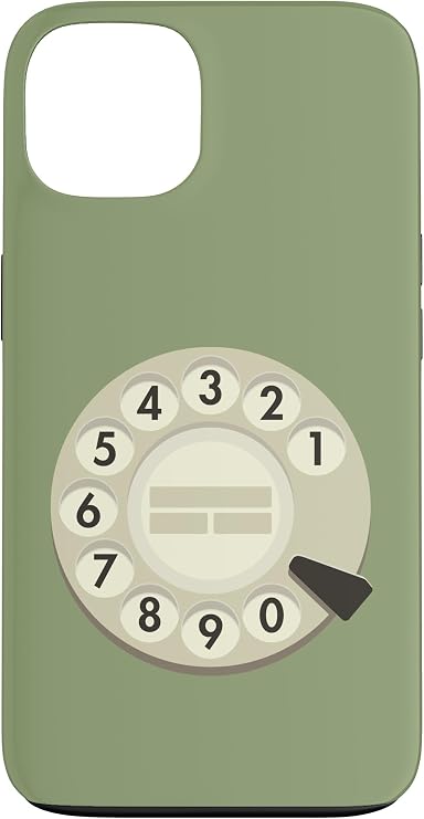 Vintage Rotary Dial Phone Retro Telephone Case for iPhone 13