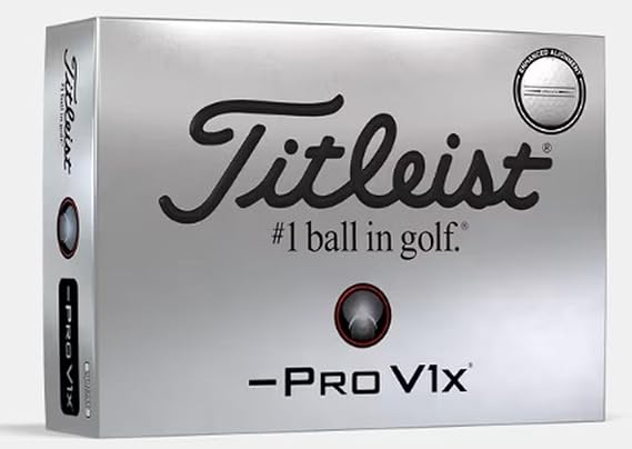 Titleist Prior Generation Pro V1x Left Dash Enhanced Alignment Golf Balls