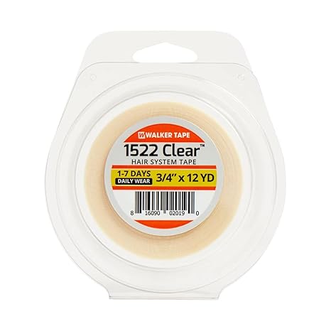 Walker Tape 1522 Clear 3/4" X 12 Yard Roll Daily Wear Tape