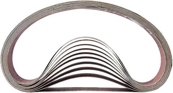 Sanding Belts 1-1/2" x 30" Sanding belt Belt Sander Belt Sander Paper 180 Grits Aluminum Oxide 10PCS