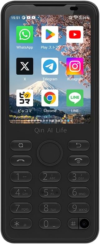 New Qin F21 Pro 3+32 GB Smart Touch Screen Phone WiFi Google Store Android Cell Phone Iron Gray Black