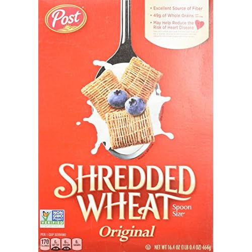 Post Shredded Wheat Cereal The Original Spoon Size, 16.4 oz