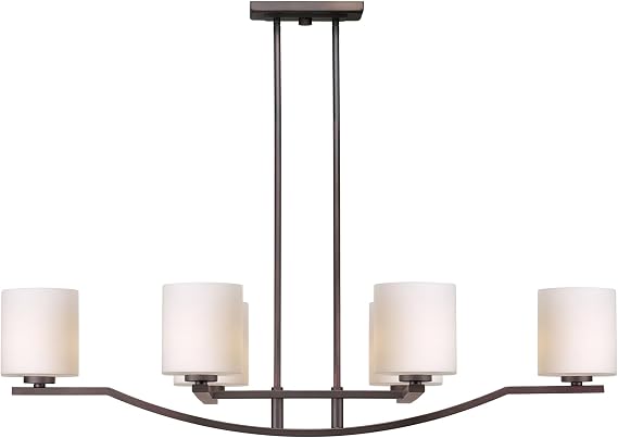 Forte 2739-06-32 Six Light Chandelier, Bronze