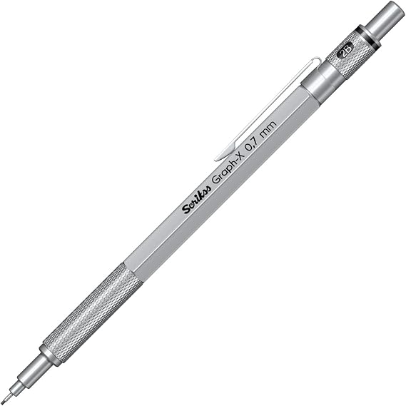 Scrikss Office Graphx Mekanik Kurşun Kalem Saten Gri 0.7 Mm