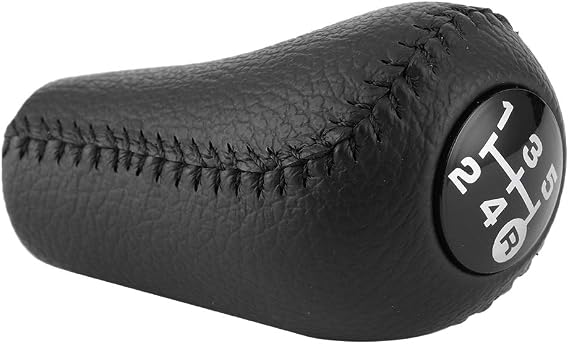 Car Shift Knob, 33504-20120-C0 Leather Black Great Hand Feeling Gear Shift Knob Handball Shift Lever Fit for Toyota 4Runner/Pickup/Hilux Surf/Land Cruiser Prado