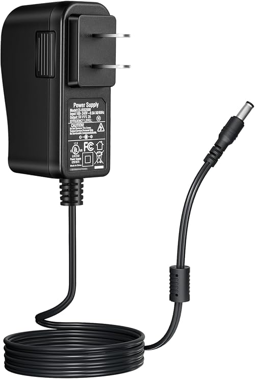 Power Adapter Supply for Yealink Voip Phone T54w T54S T52S T56A T57W T58A T58V T46U T46S T46G T48U T48G T48S T29G MP56 MP58, 5V 2A Replacement for PS5V2000US