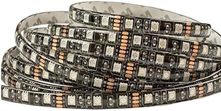 5m 12V Input Black PCB 5050SMD Flexible LED Light Strip(Waterproof IP67,RGB)