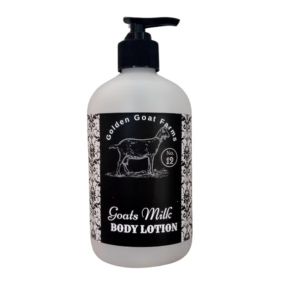 Golden Goat Farms Honey & Apricot Scented Body Lotion with Goat's Milk, 12 Oz