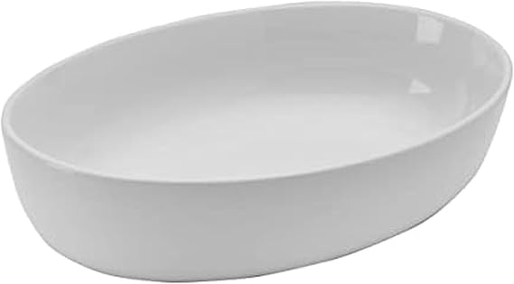 Pfaltzgraff Burrito Oval Serve Bowl, 11.75-Inch, White