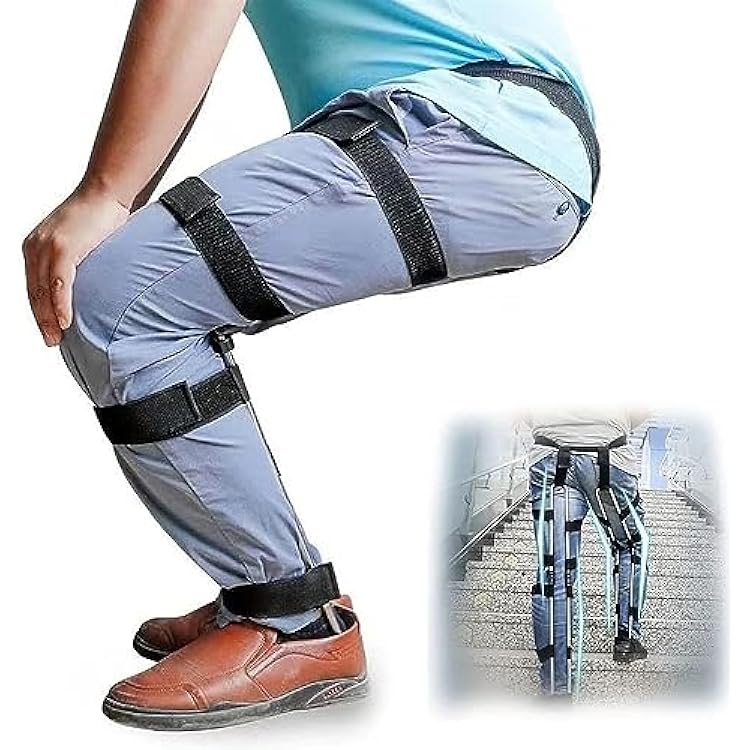 Levitation Seat Invisible Chair Wearable Exoskeleton for Anywhere - Camping Folding Stool with 220lbs Capacity - Human Wearable Seat