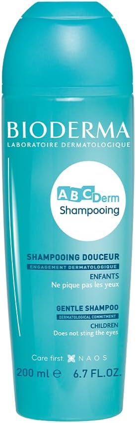 Bioderma ABCDerm Gentle Shampoo Bebek ve Çocuklar için Tuzsuz ve Sülfatsız Göz Yakmayan Saç Şampuanı 200 ml