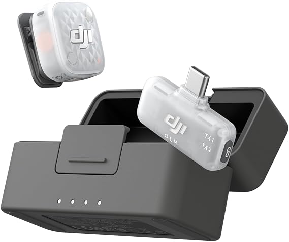 DJI Mic Mini 2S 1 TX + 1 Mobile RX + Charging Case AI Noise Cancelling