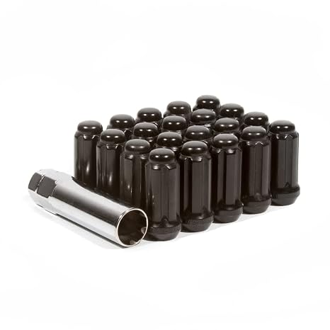Method Race Wheels Lug Nut Kit, 4 Wheels, Black Spline