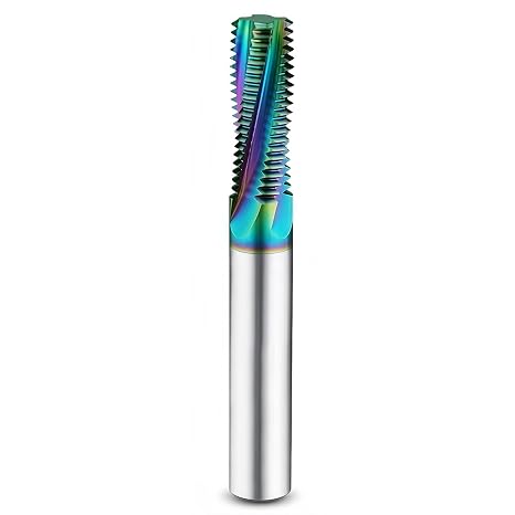 G 1-11 Parallel Pipe Thread Mills Solid Carbide BSP BSPP Precision Threading Cutters Coated Milling Holemaking Tool for Copper Aluminum Plastic Carbon Fiber