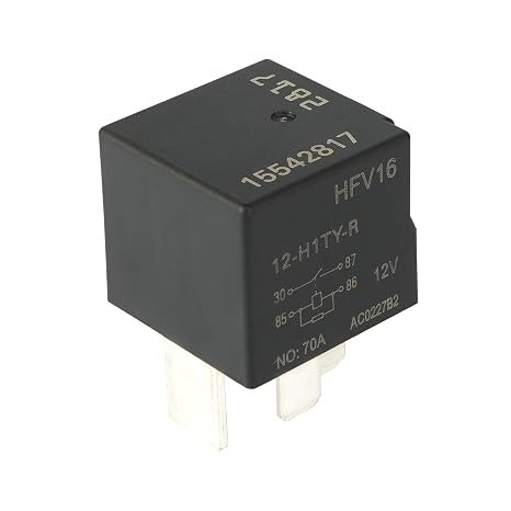 HFV16-12-H1TY-R 12VDC 70A Automotive Power Relay 4Pin Same with JU5T-14B192-FEA 4RA933332-53 15542817 V7-1A-12V 90804292