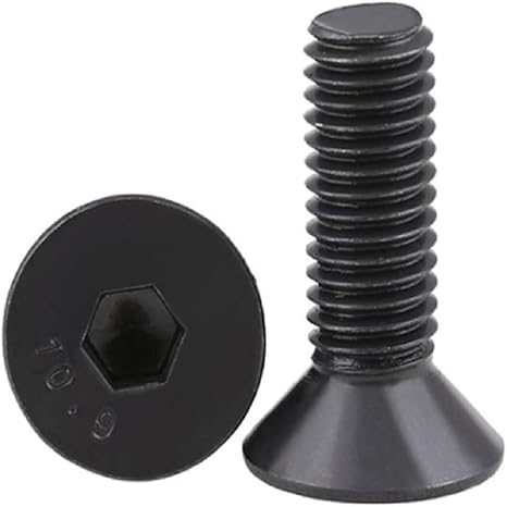 Havşa Başlı imbus Civata M5x20 mm 20 Adet Siyah 10.9 Kalite Galvaniz Kaplama DIN 7991