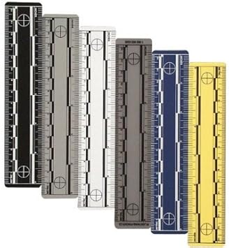 Forensics Source 6-3810 Vinyl 6" Ruler (10 Pack), White