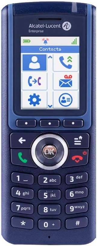 Alcatel -Lucent 8234 DECT Handset, Battery and Belt Clip, Black