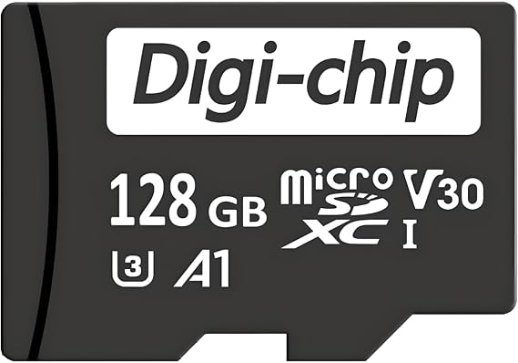 128GB Micro SD Memory Card for Tapo Cameras, Class 10 UHS-1 V30 Video High Speed Tapo Camera Memory Card for Wi Fi Security Cameras