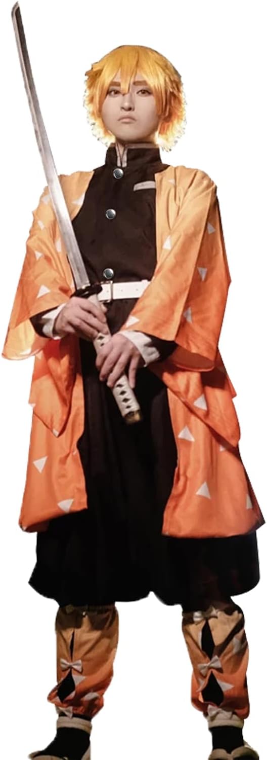 Fiamll Tanjirou Zenitsu Giyuu Cosplay Costume for Japanese Anime Cosplay Outfit Halloween Costume