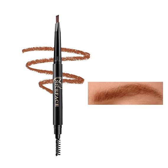Eyebrow Pencil Auburn Double Ended Precision Waterproof Brow Cruelty Free(Auburn #6)