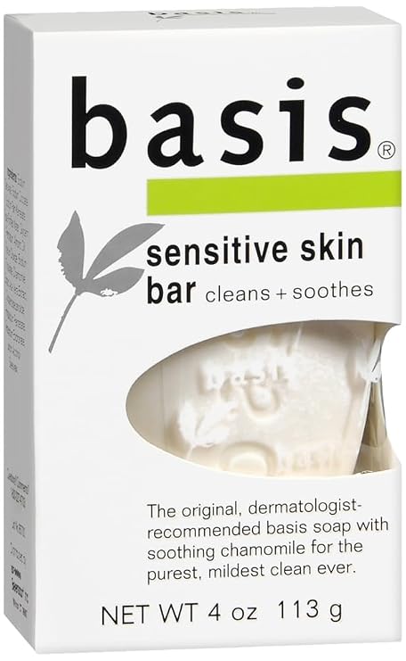 Basis Sensitive Skin Bar, 4oz. Per Bar (2 Pack)