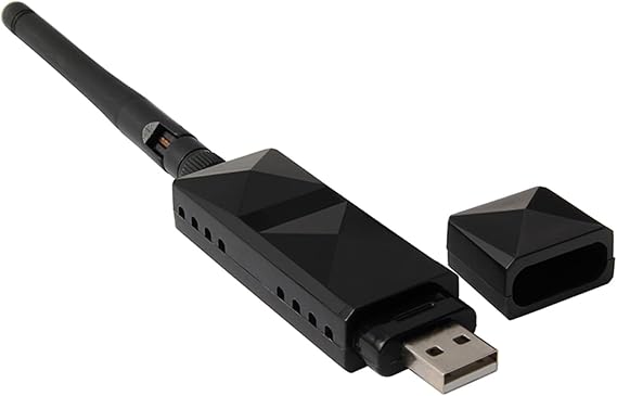 AR9271 Drahtloser WLAN-Adapter mit Abnehmbarer 2DBI-Antenne USB-WLAN-Netzwerkkarte für Computer und Fernseher Unterstützt ROS Soft Routing für Stabiles Schnelles Internet