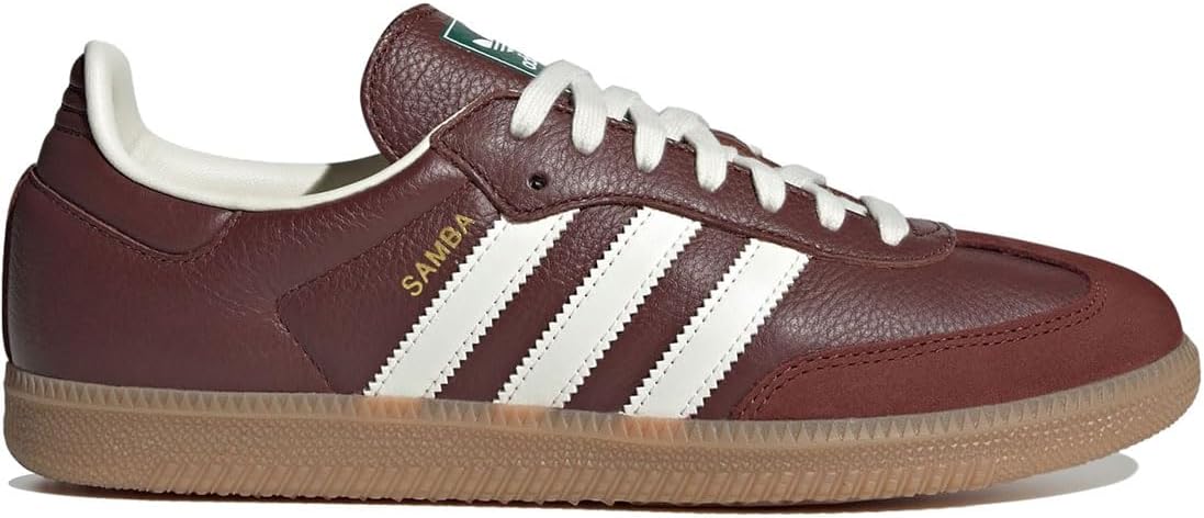 Adidas JR0892 Samba OG Shoes, Fox BrownOff WhiteGum