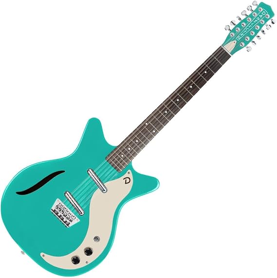 Danelectro Vintage 12 String Electric Guitar - Dark Aqua