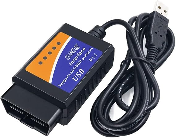 OBD2 USB Adapter,Mini Scanner Auto Diagnostic Scan Tool OBD ii Scanner Car Code Reader Adapter for Windows