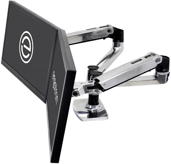 Ergotron ERG45245026 LX Dual Side-By-Side Arm