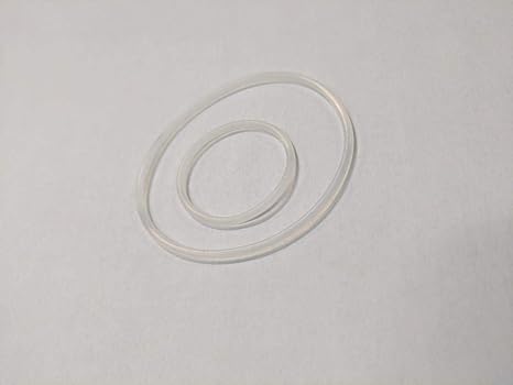 Alphacool Replacement Eisblock XPX O-Ring Kit - Clear (1015834) | Silicone O-Rings, Clear, for the Eisblock XPX CPU Block