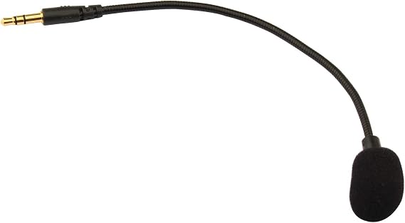 3.5mm Replacement Game Mic Boom for Turtle Beach Ear Force Gaming Headsets, Xbox One, PS4, Switch, Mac, PC