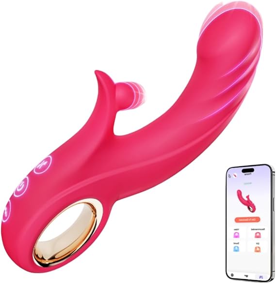 Adult Tool for Women Today Rabbit Ears 7 Modes with Vibrating Realistic Waterproof Quiet Gifts Portable Relaxion Games for Men and Female Womens Toys T0060